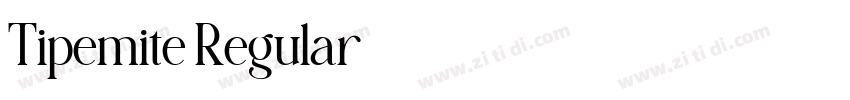 Tipemite Regular字体转换